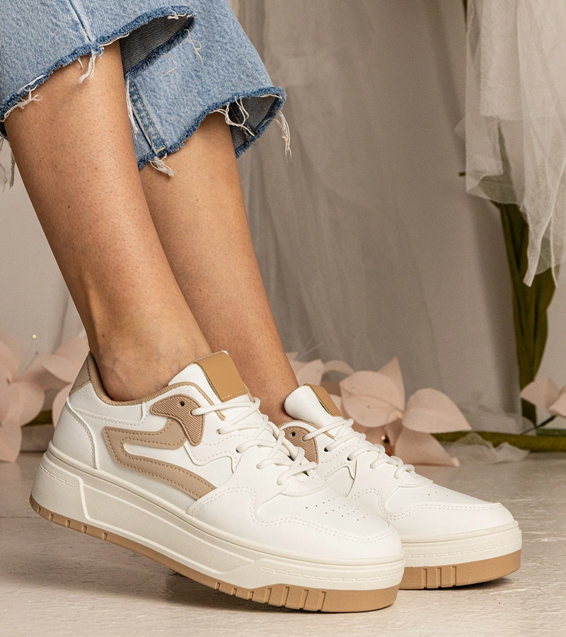 Adidași sport albi pentru femei Seisha