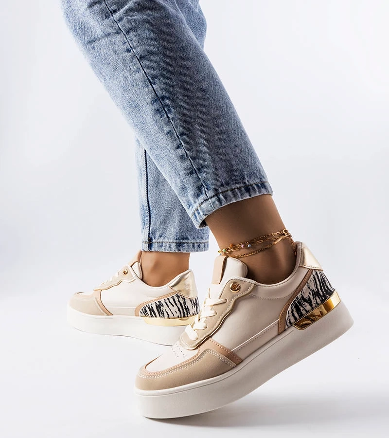 Adidași cu platformă bej de Tooele