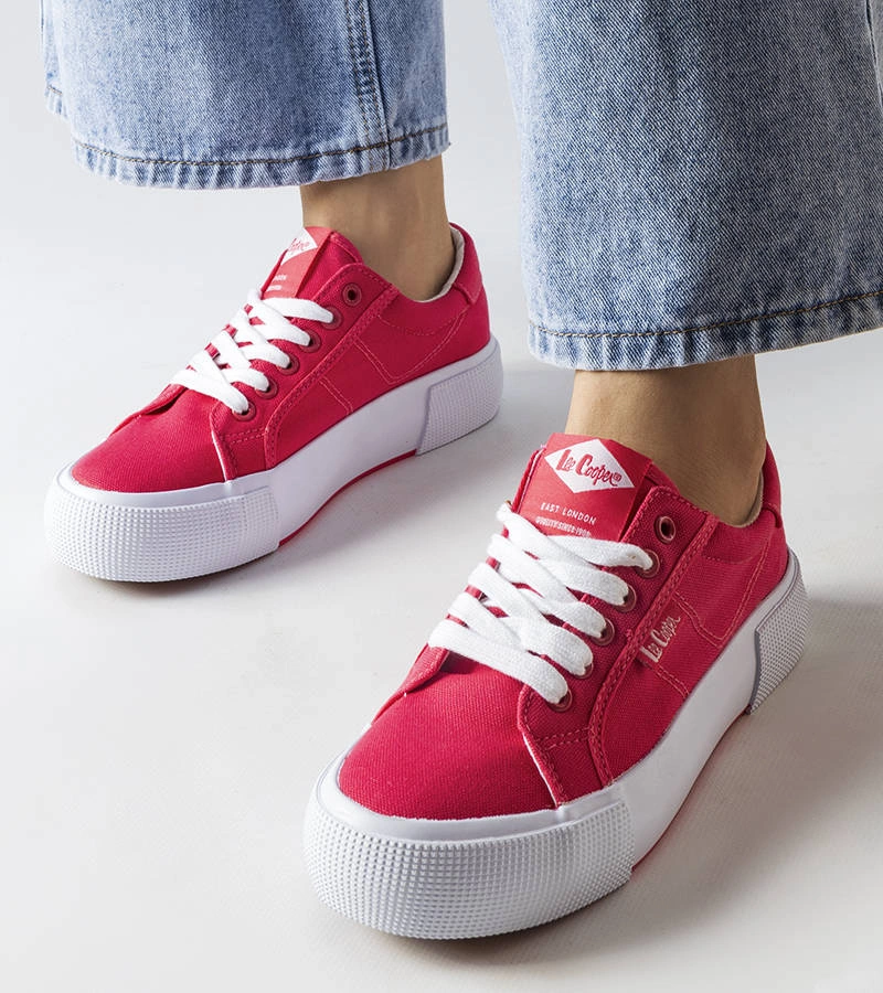 Pantofi de sport roz Lee Cooper LCW-20-31-026