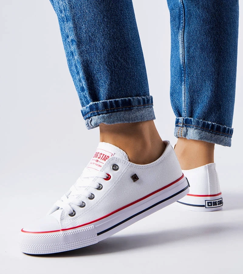 Pantofi de sport clasici Big Star albi T274022101