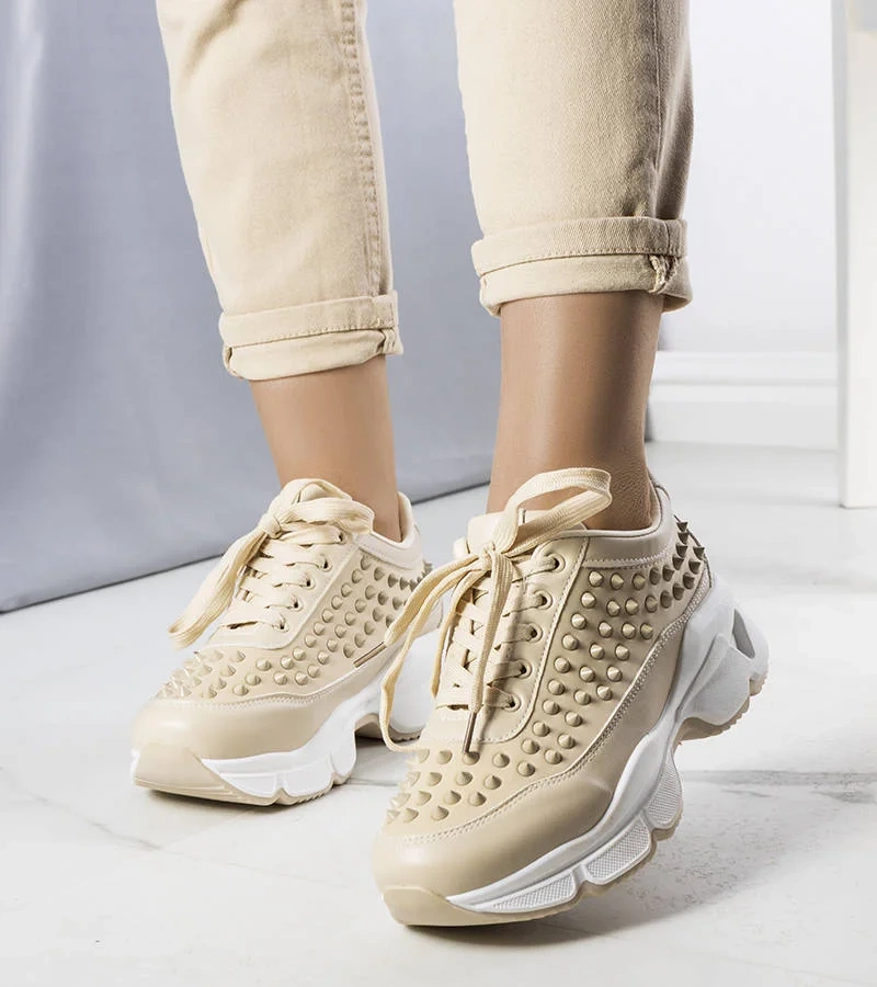 Adidași pentru femei Beige Suzeta