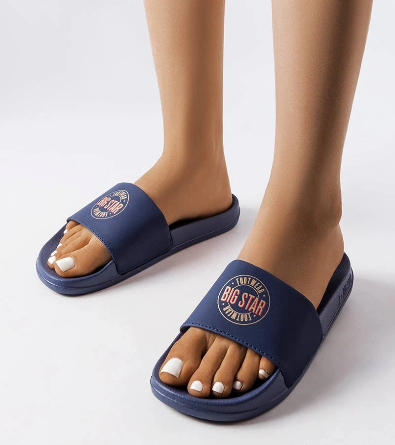 Șlapi Big Star albastru marin JJ274A280