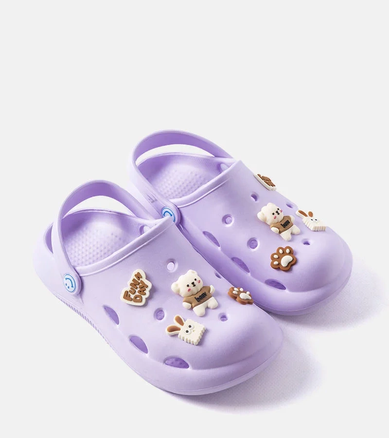 Flip-flops mov cu nasul acoperit de Daviau