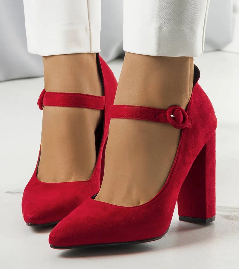 Pantofi cu barete Red Kaiser