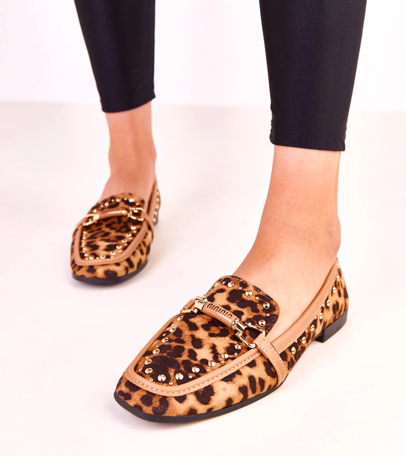 Balerini din piele ecologică cu ținte Molia