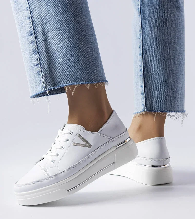 Adidași Vinceza albi și ușori