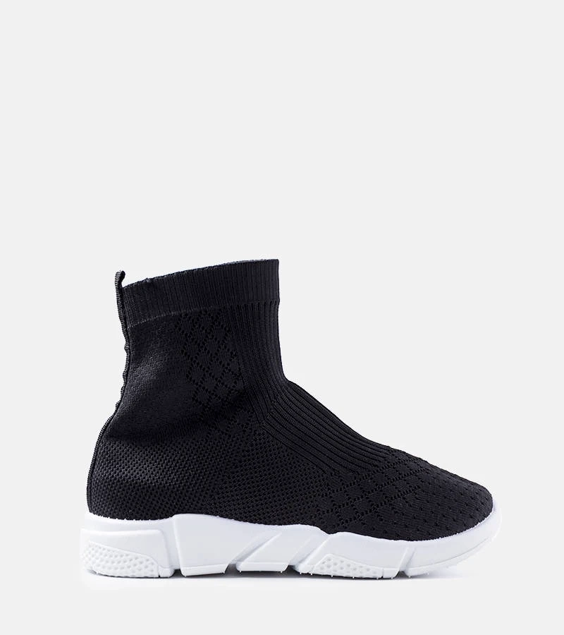 Adidași negri cu șosete de Olot