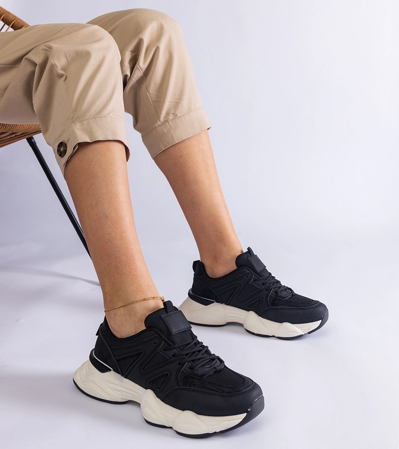 Adidași sport negri de damă Imperio