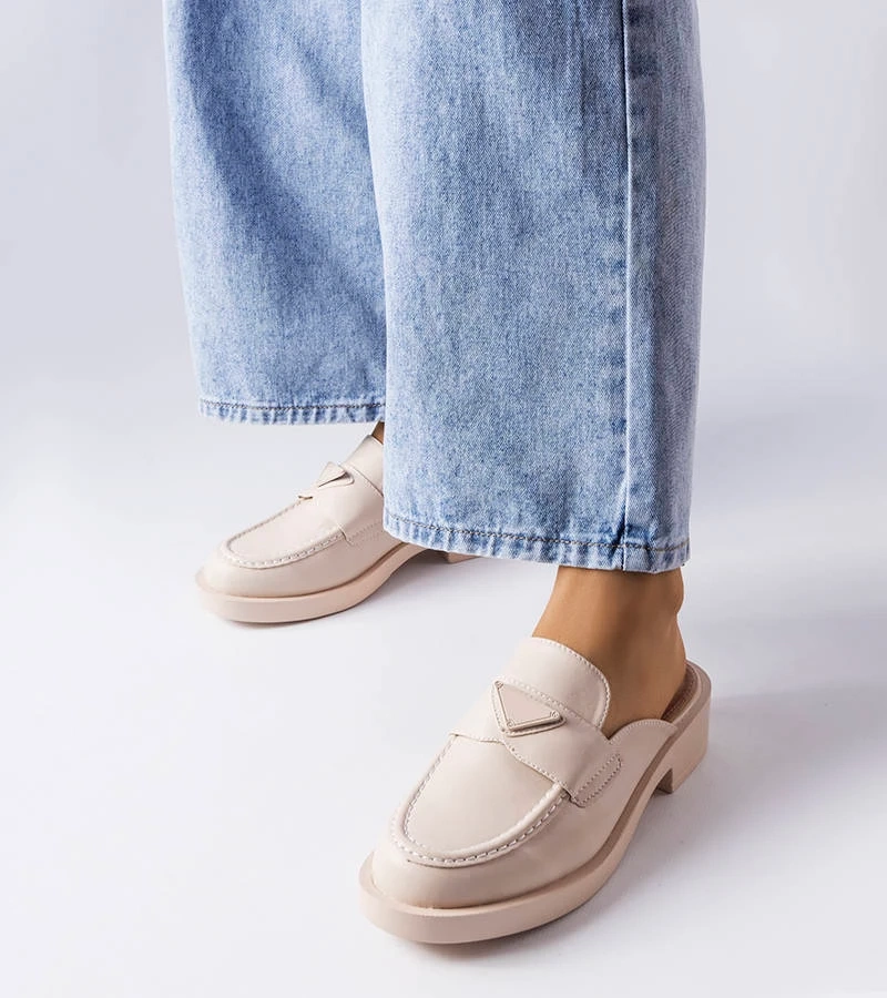 Flip-flops bej cu bandă de nas Berkshire încorporată