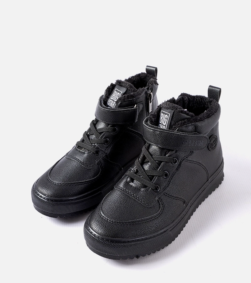 Botine negre căptușite Big Star GG274040