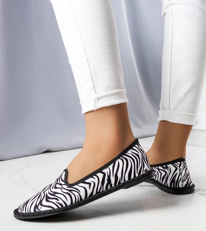 Balerini cu imprimeu animalier Ermengardi