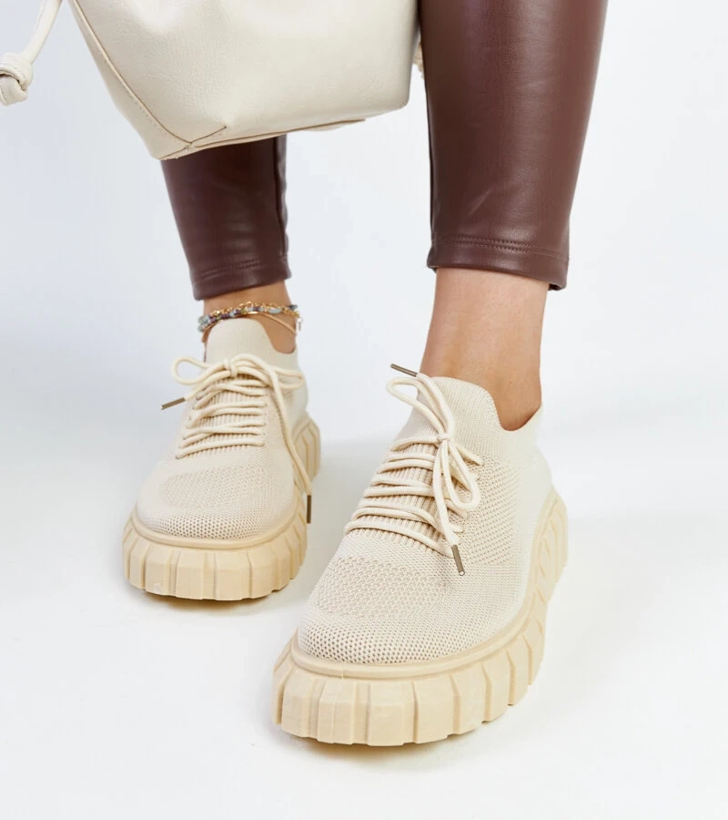 Adidași sportivi bej deschis Jitka