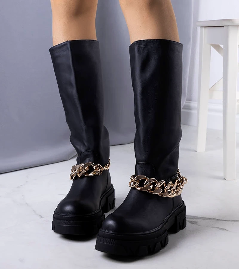 Cizme izolate Cumia negru