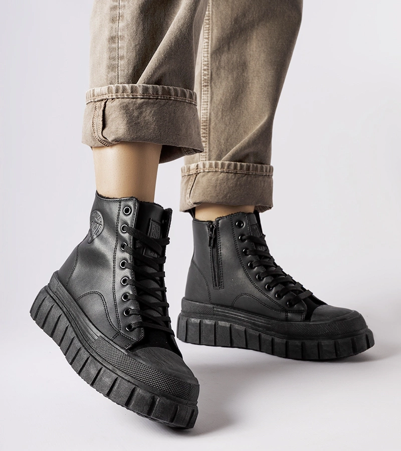 Tenisii negrii căptușiți Big Star MM274625