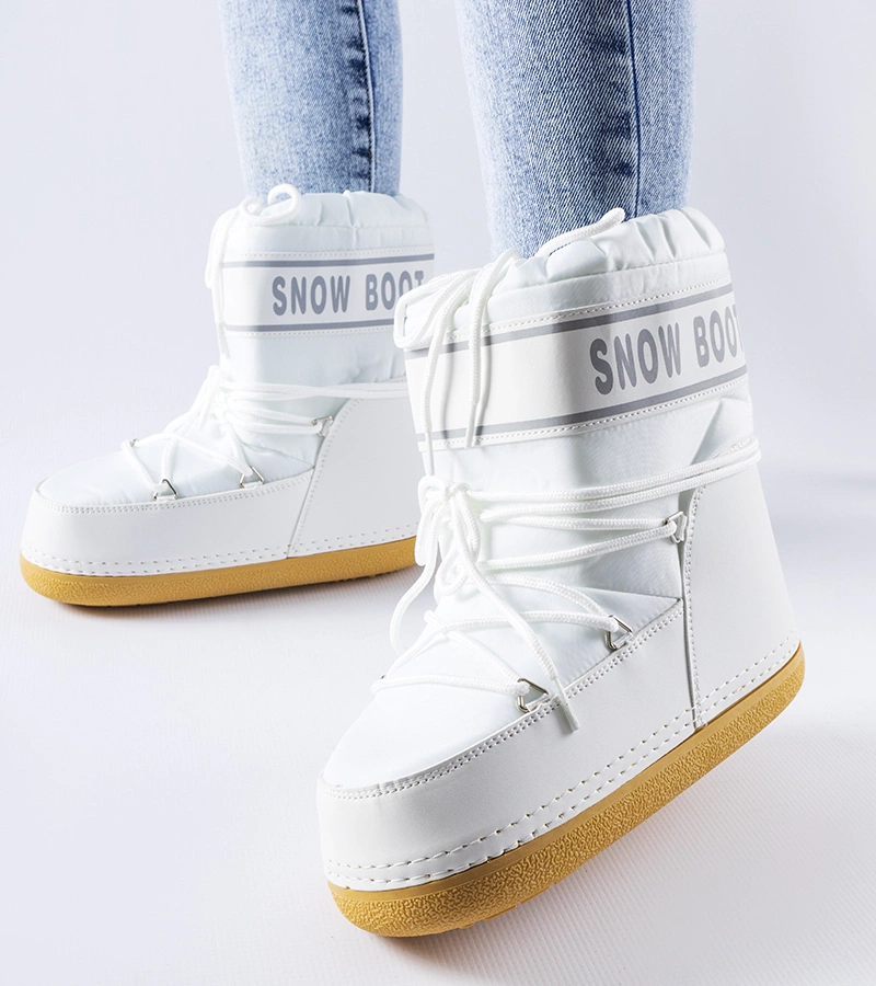 Cizme de zăpadă ușoare, izolate, albe Reynolds