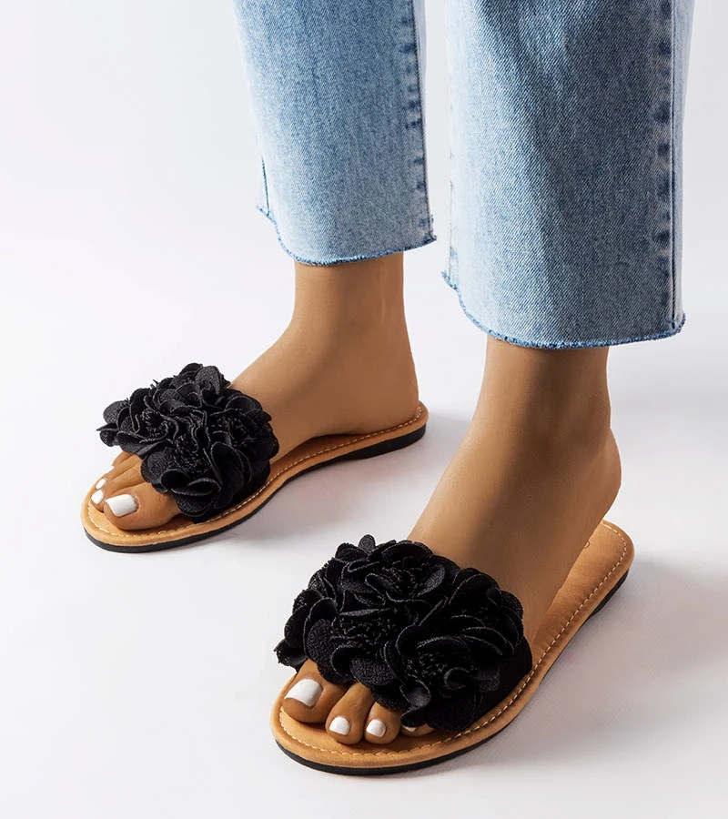 Flip-flops negri eleganți de Alfrida