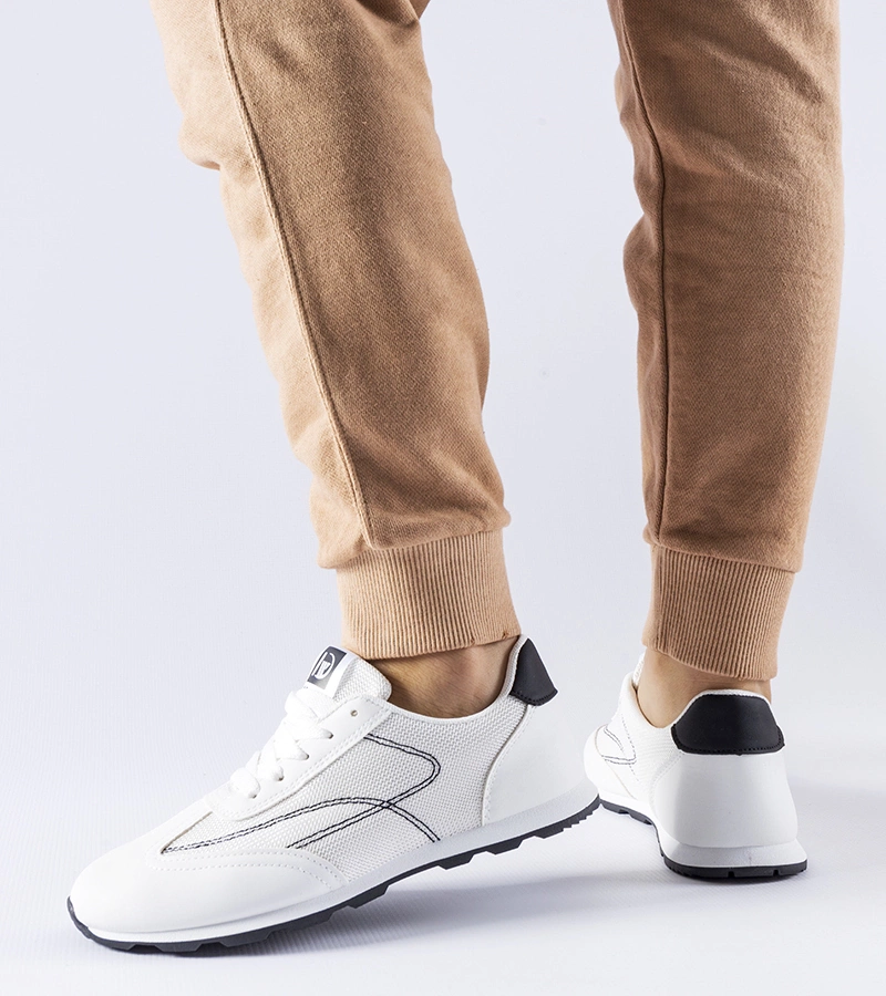 Sneakers sportivi albi Pinarella