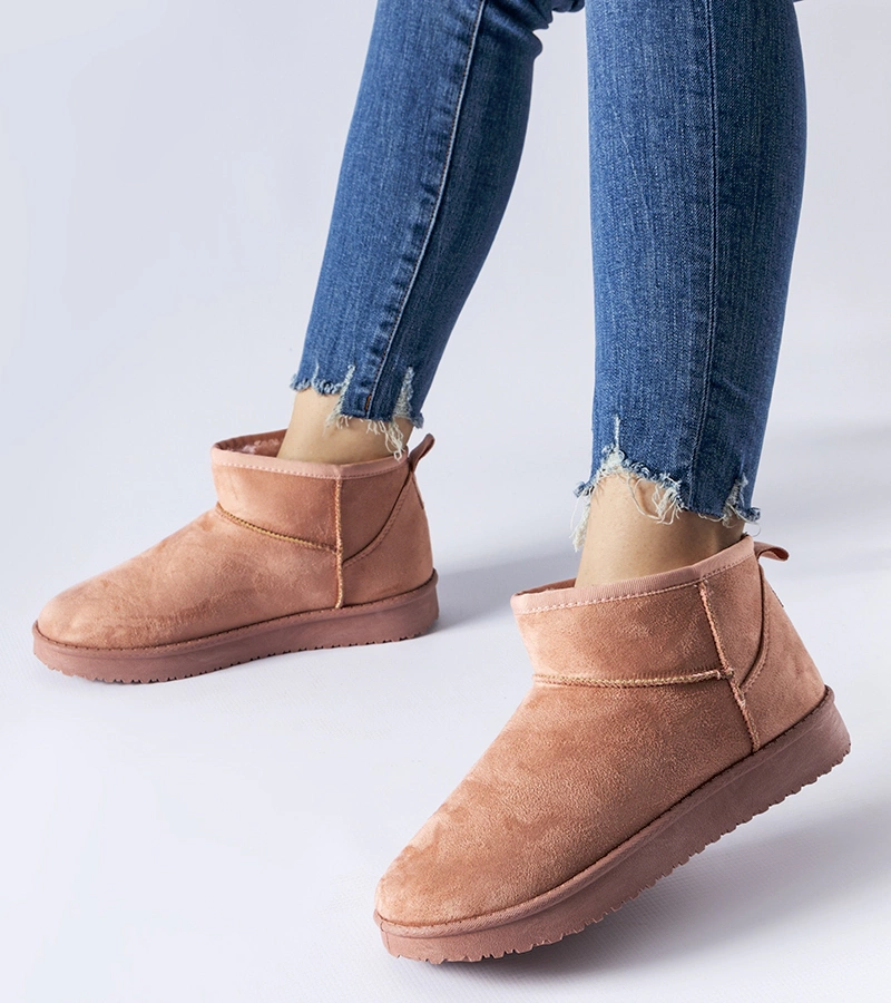 Cizme scurte roz cu izolare termică Guglielma