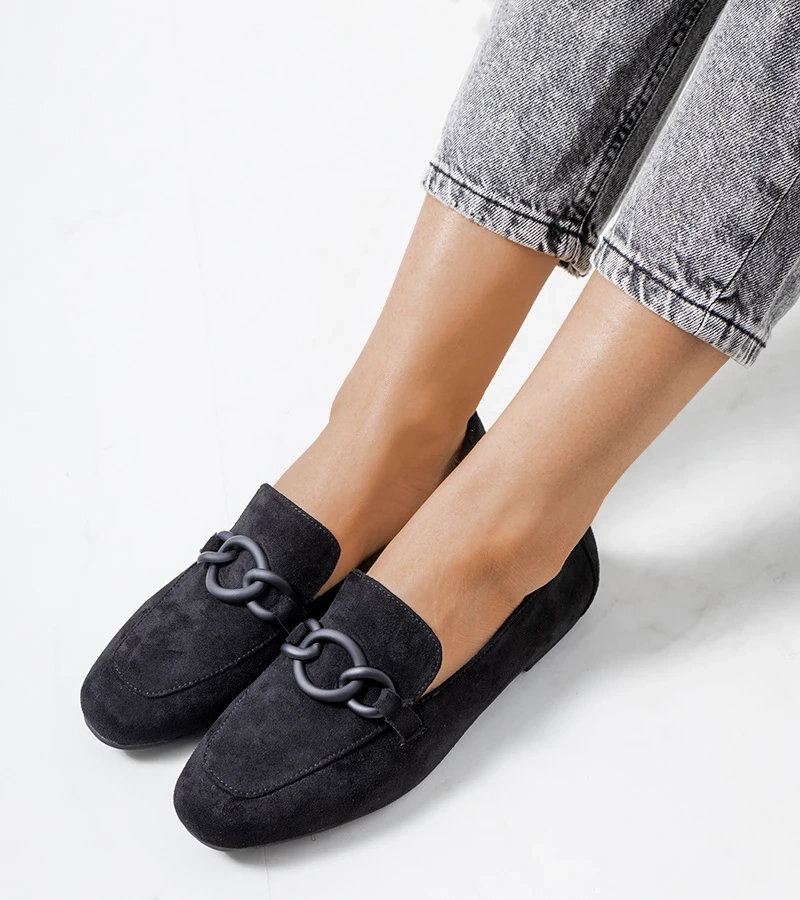 Pantofi din piele Dante negru