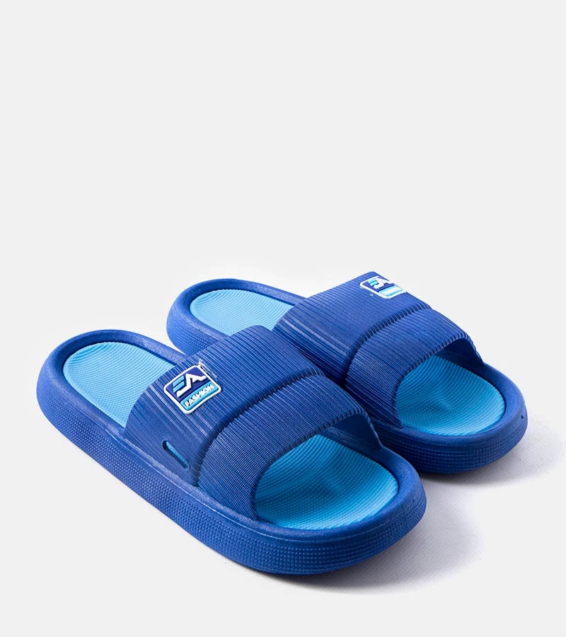 Șlapi de bărbați Brookview de culoare albastru marin