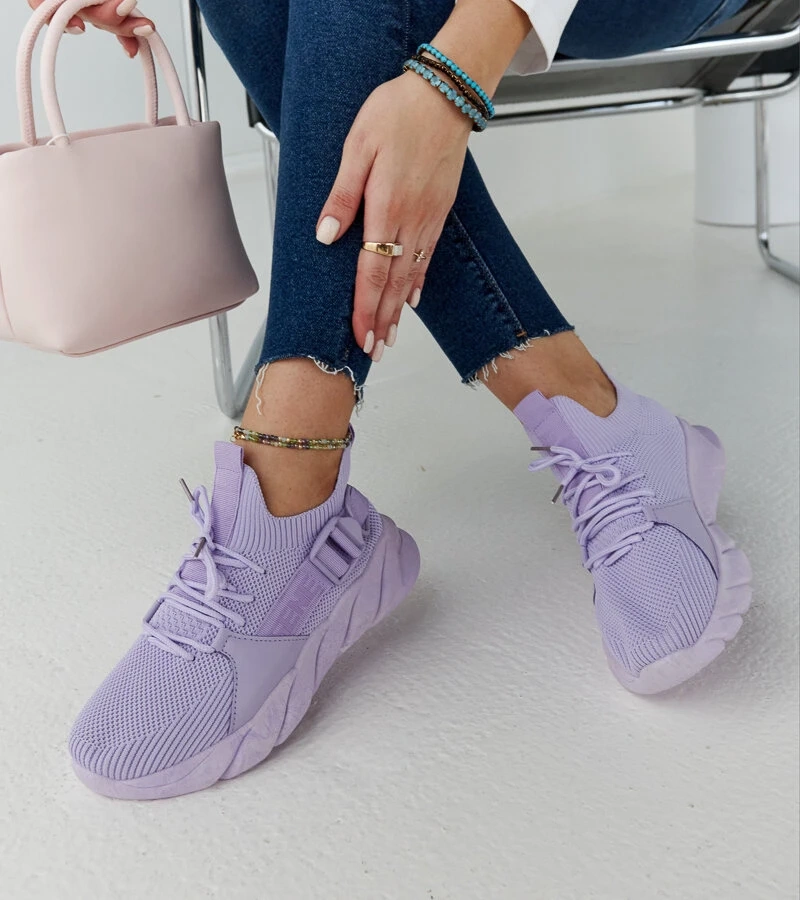 Adidași sportivi ușori Faruz de culoare violetă