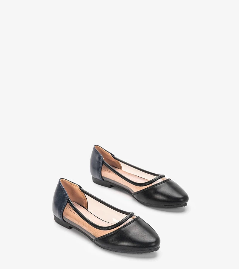 Balerini negri semitransparenți Juva