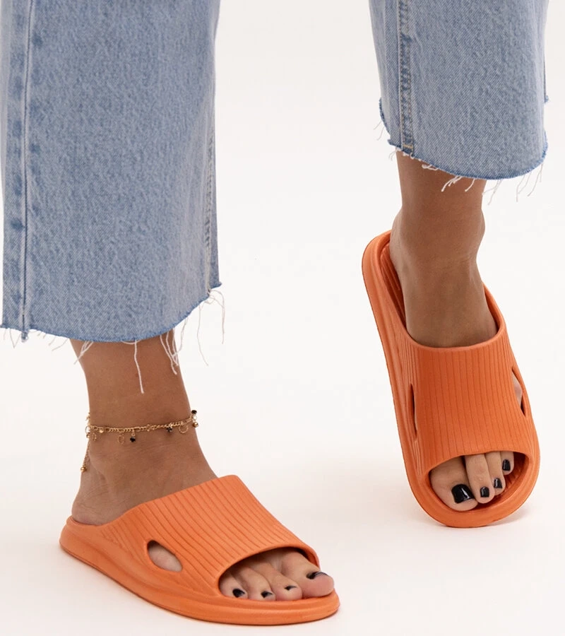 Papuci de spumă portocalii Myrtile