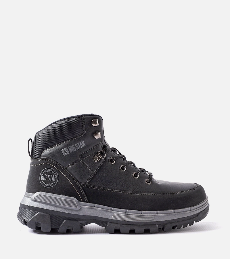 Negru Big Star trappers pentru bărbați KK174120 BLACK