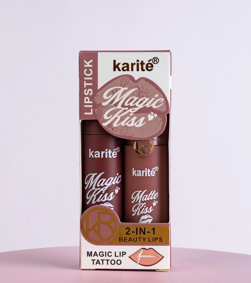 Set pentru buze Magic Lip Tattoo 2-in-1 Karite 01# 4,5 ml+3,5 g