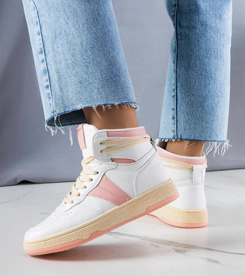 Adidași cu gleznă Robin roz