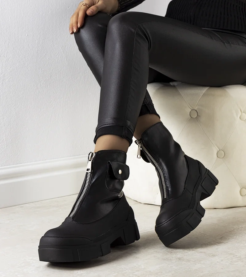 Cizme negre Vintella pentru femei