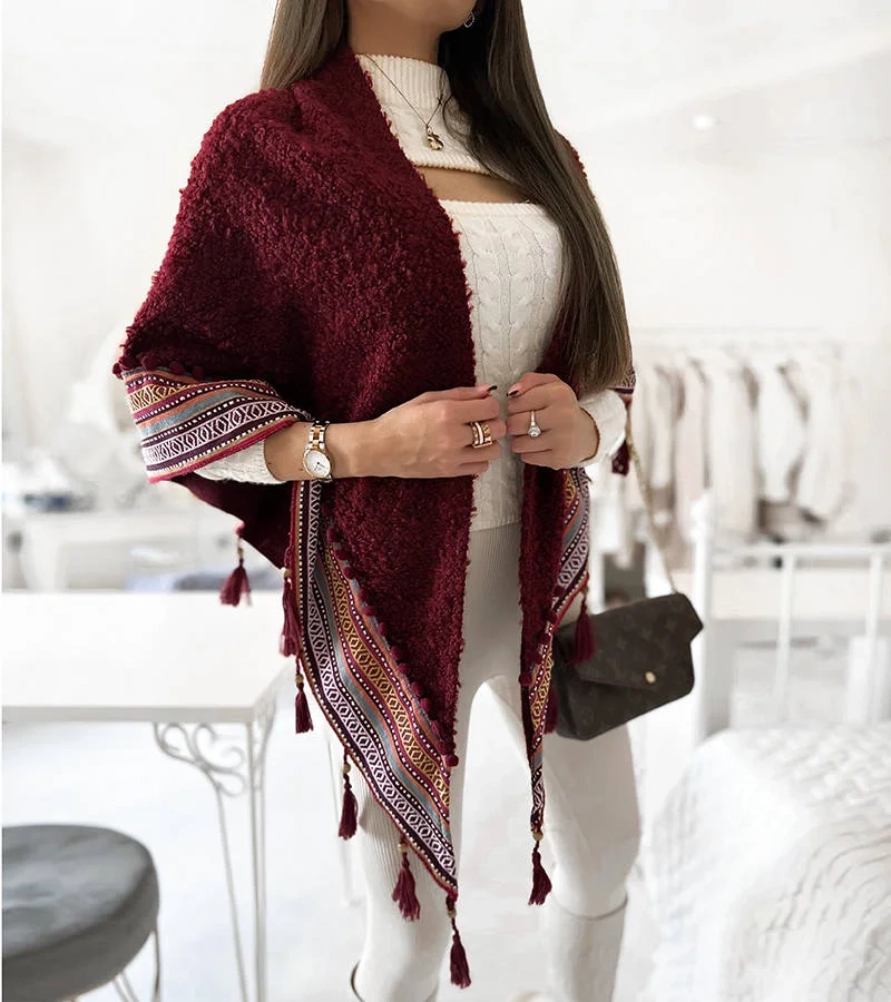 Maroon cu franjuri de Melina