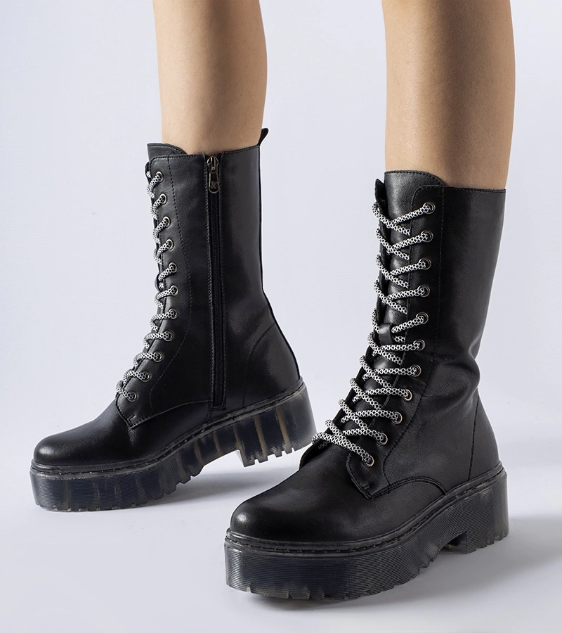 Bocanci înalți negri și călduroși Middletown