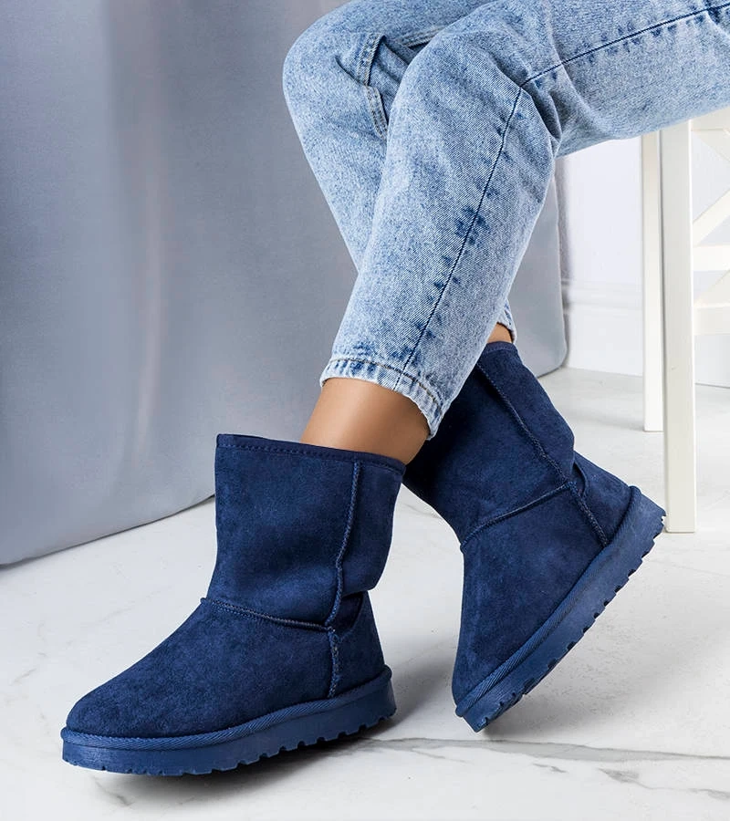 Cizme de zăpadă izolate Hank albastru marin