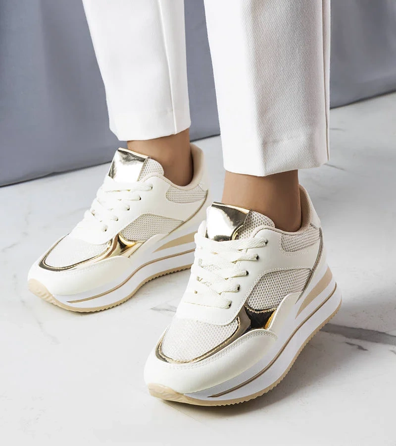 Adidași bej cu talpă groasă Ethel