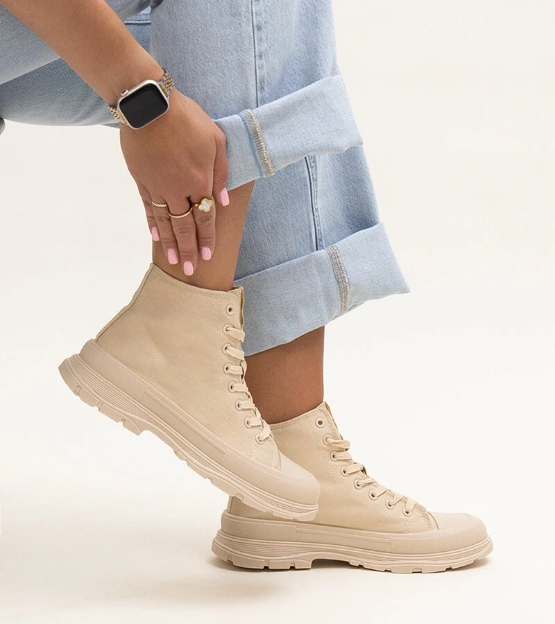 Înălțimea tenișilor masivi bej Rosalinda