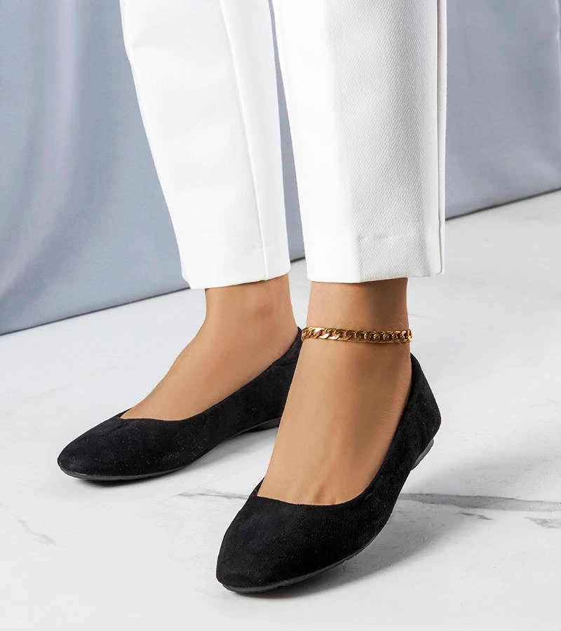 Balerini negri Jules din piele ecologică