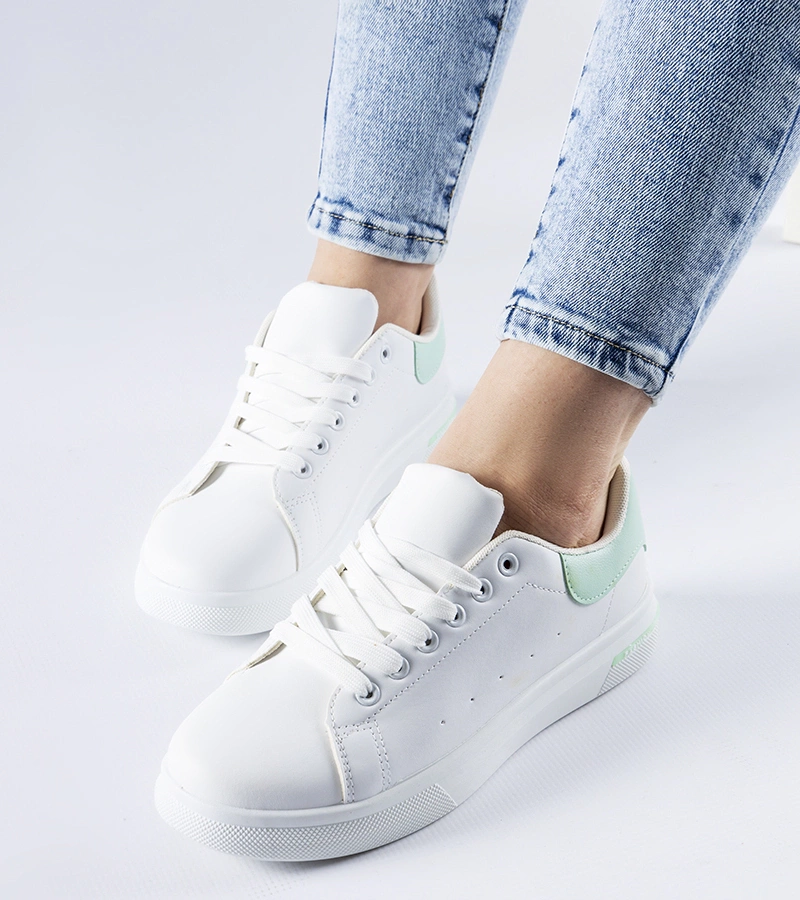 Adidași Leland albi-verzi