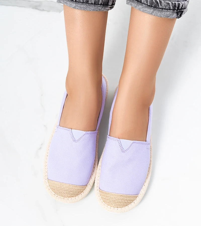 Espadrile Tanner mov pentru femei