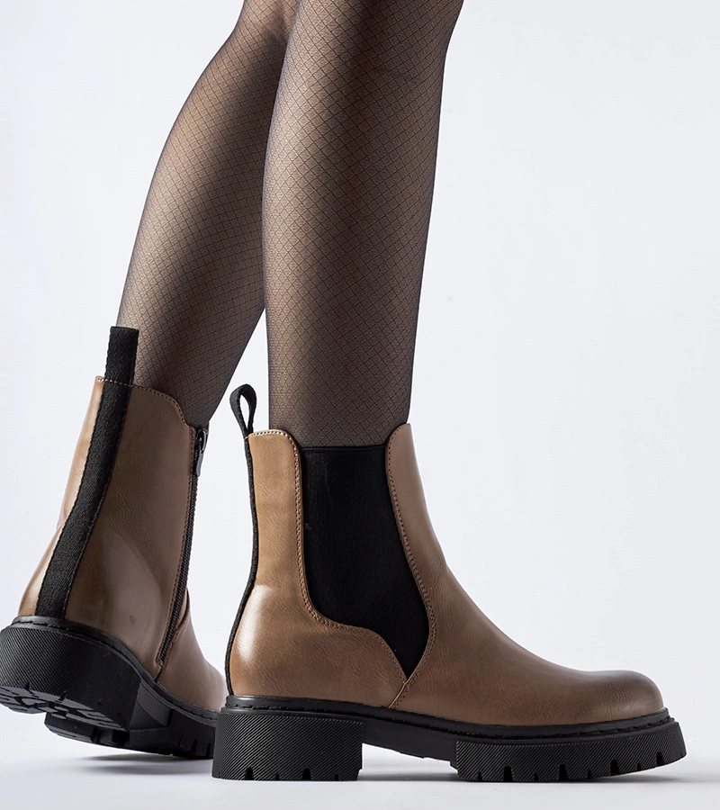 Cizme maro călduroase Piedalue