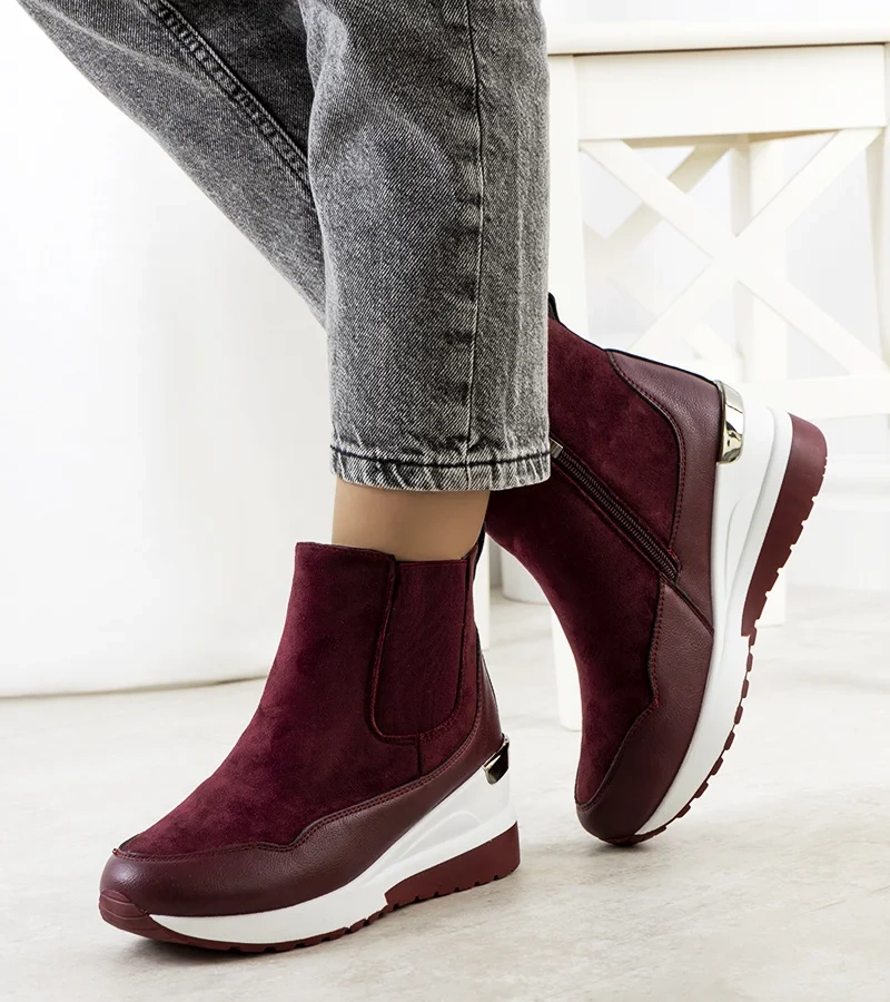 Cizme cu platformă izolată Arkala maro