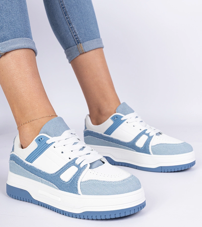 Adidași sportivi de damă albaștri Pretta