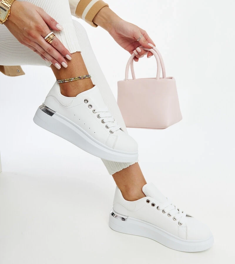 Pantofi sportivi albi Meriana