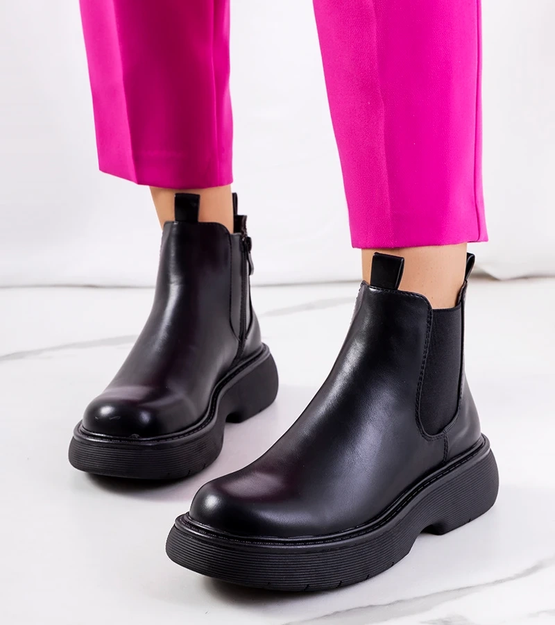 Cizme negre Cromer glan