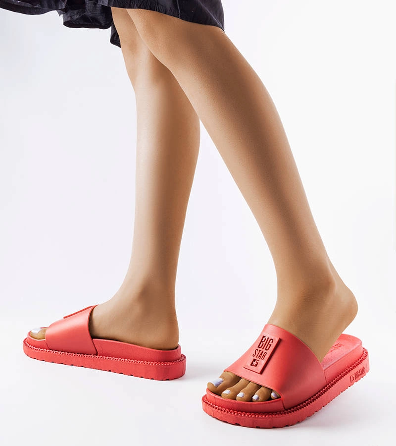 Șlapi Big Star roșii LL274430