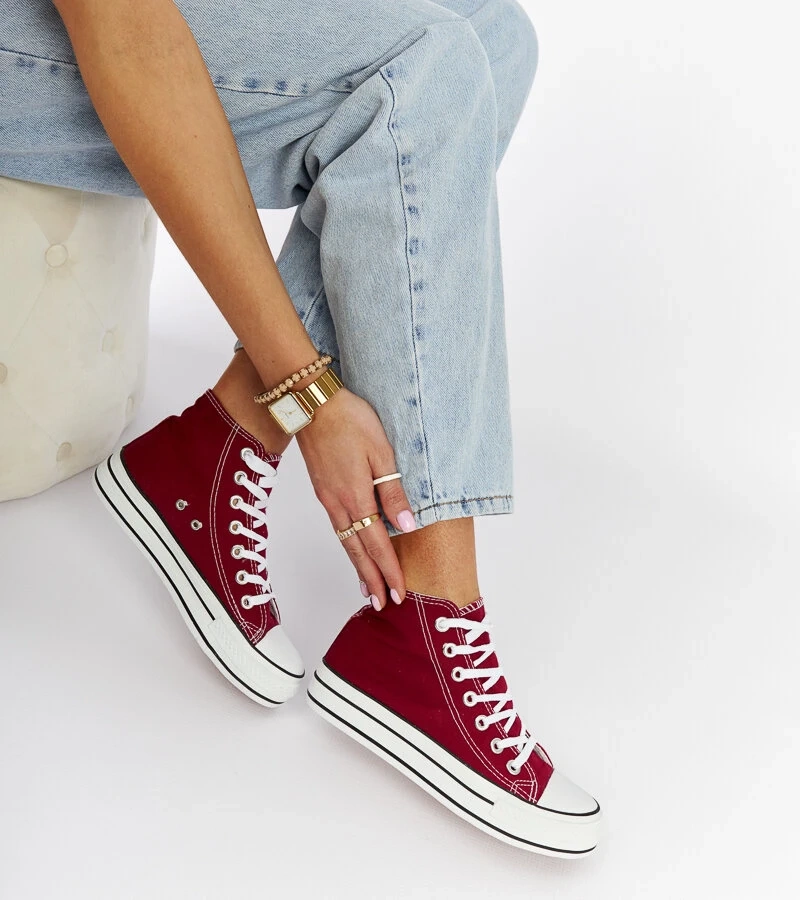 Adidași bordo până la gleznă Puglia