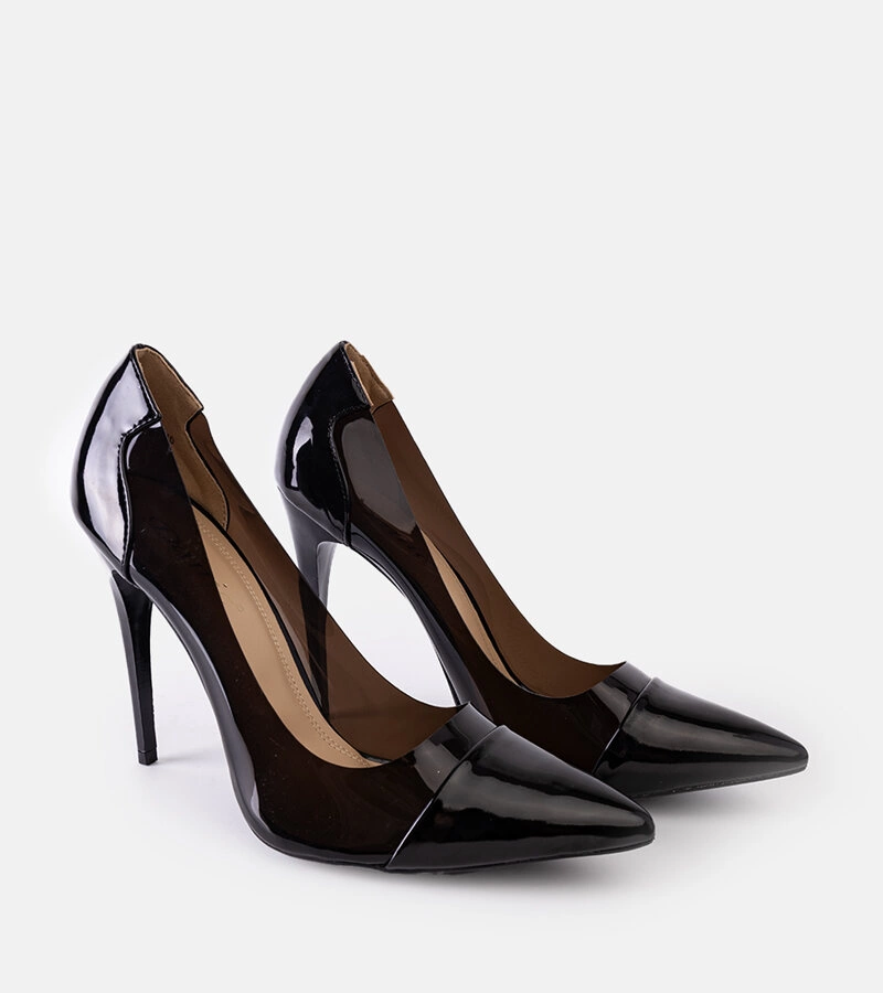 Cizme negre cu toc înalt New Love