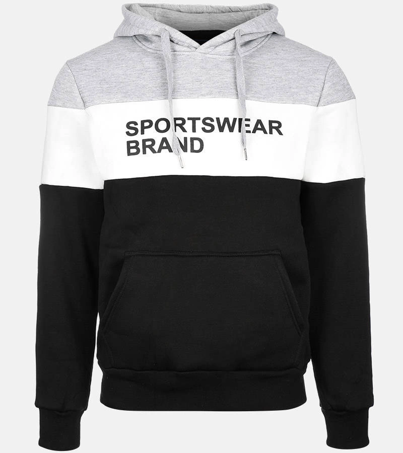 Hanorac cu glugă Guerin gri închis pentru bărbați