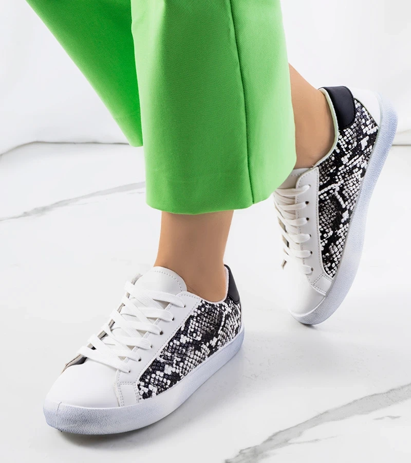 Pantofi de sport alb Kameta Snake