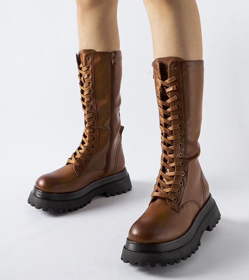 Cizme înalte maro Nebida 6022 CAMEL